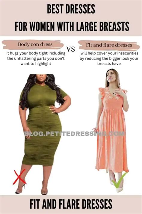 dresses for big breast women